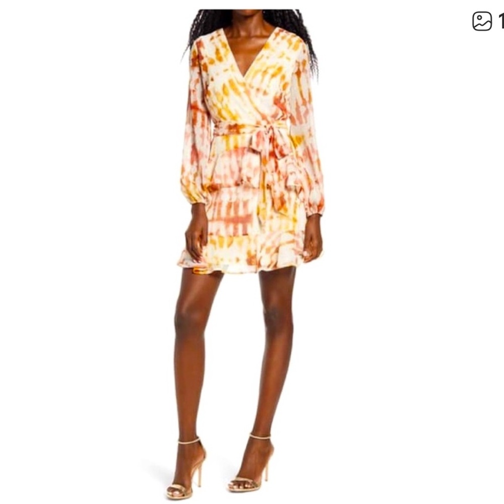 Leith Multicolor Long Sleeve Dress